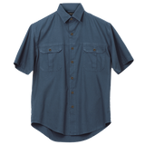 Plain Bush Shirt Mens - AIRFORCE BLUE 3XL