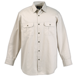 Longsleeve Bush Shirt Mens stone