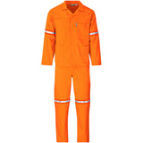 Trade Polycotton Conti - Suit Reflective Arms, Legs & Back - Orange Tape ORANGE