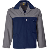 Site Premium Two-Tone Polycotton Jacket GREY