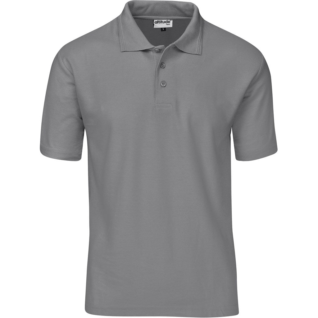 Kids Basic Pique Golf Shirt GREY