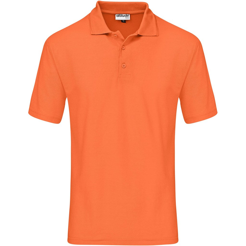 Kids Basic Pique Golf Shirt ORANGE