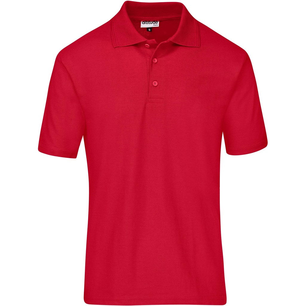Kids Basic Pique Golf Shirt RED