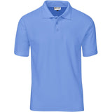 Mens Basic Pique Golf Shirt LIGHT BLUE