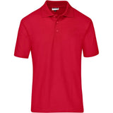 Mens Basic Pique Golf Shirt RED
