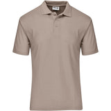 Mens Basic Pique Golf Shirt STONE