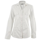 Ladies Long Sleeve Inyala Shirt - Off White OFF WHITE