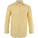 Mens Long Sleeve Drew Shirt - Yellow YELLOW