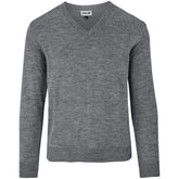 Mens Heavyweight Ecuador V-Neck Jersey GREY