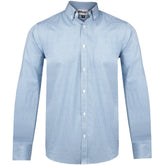 Mens Long Sleeve Edinburgh Shirt - Blue BLUE