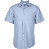 Mens Short Sleeve Oxford Shirt - Light Blue LIGHT BLUE
