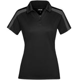 Ladies Nautilus Golf Shirt - Black BLACK