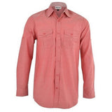 Mens Long Sleeve Ruben Shirt - Red RED