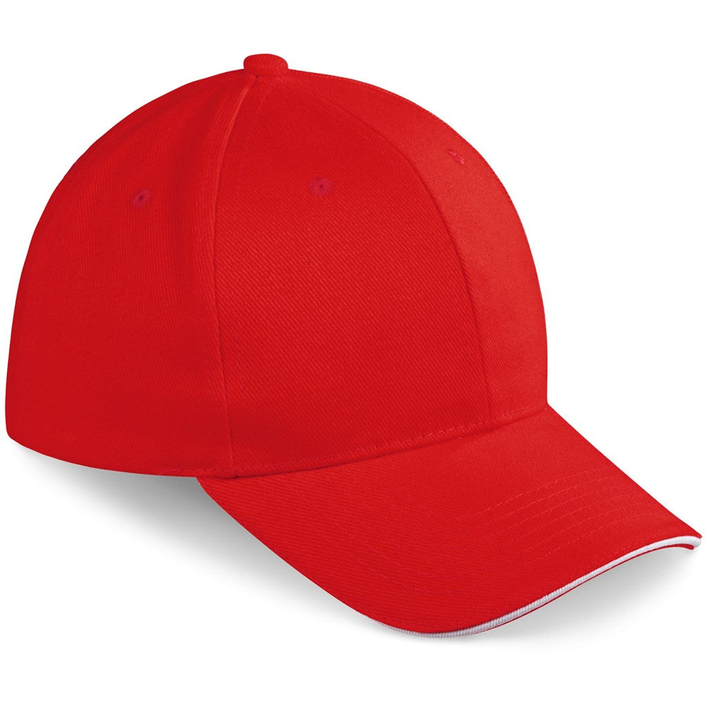 Swift Sandwich Cap - 6 Panel - Orange RED