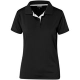 Ladies Tournament Golf Shirt BLACK