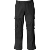 Mens Cargo Zip Off Pants BLACK