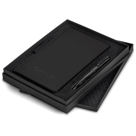 Alex Varga Lyonne Notebook & Pen Set BLACK