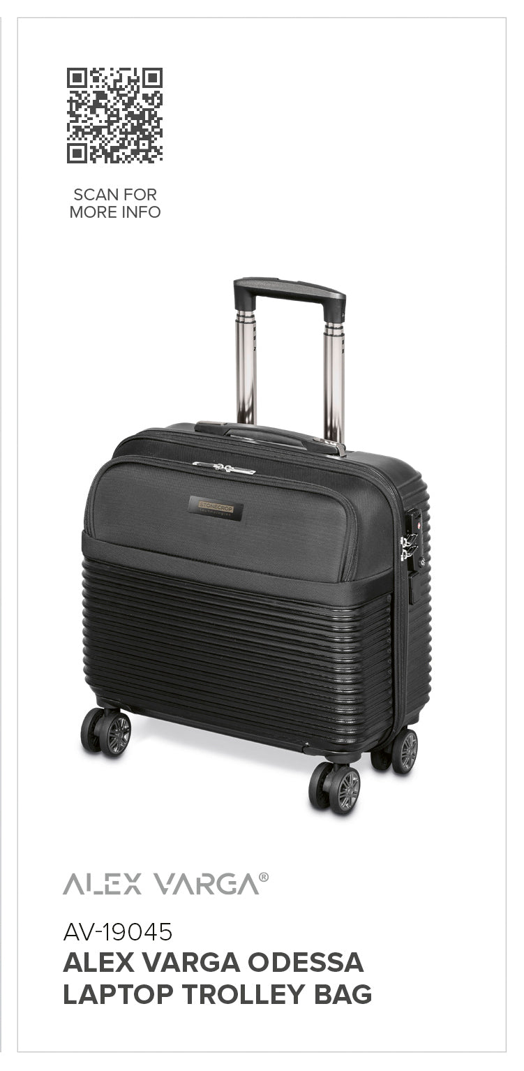 Alex Varga Odessa Laptop Trolley Bag