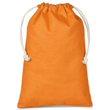 Altitude Allsorts Midi Cotton Drawstring Pouch - Orange