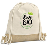Okiyo Bijin Jute & Cotton Drawstring Bag