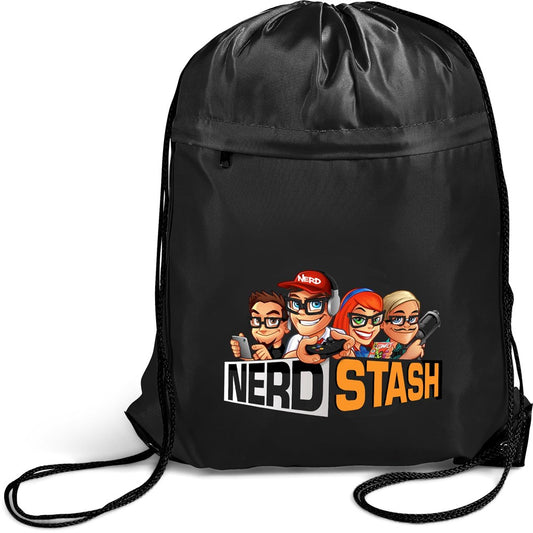 Northstar 210D Drawstring Bag BLACK