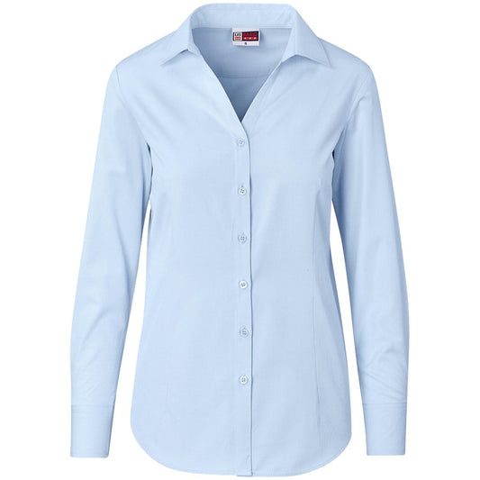 Ladies Long Sleeve Carolina Shirt SKY BLUE