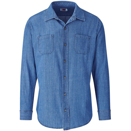 Mens Long Sleeve Eastwood Shirt BLUE