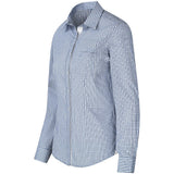 Ladies Long Sleeve Kenton Shirt - Light Blue LIGHT BLUE