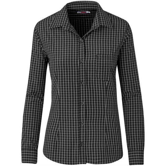 Ladies Long Sleeve Aston Shirt BLACK