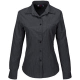Ladies Long Sleeve Huntington Shirt - Black BLACK