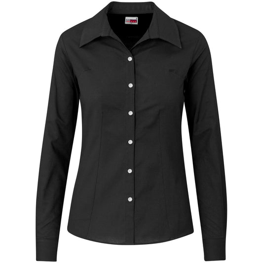 Ladies Long Sleeve Aspen Shirt BLACK