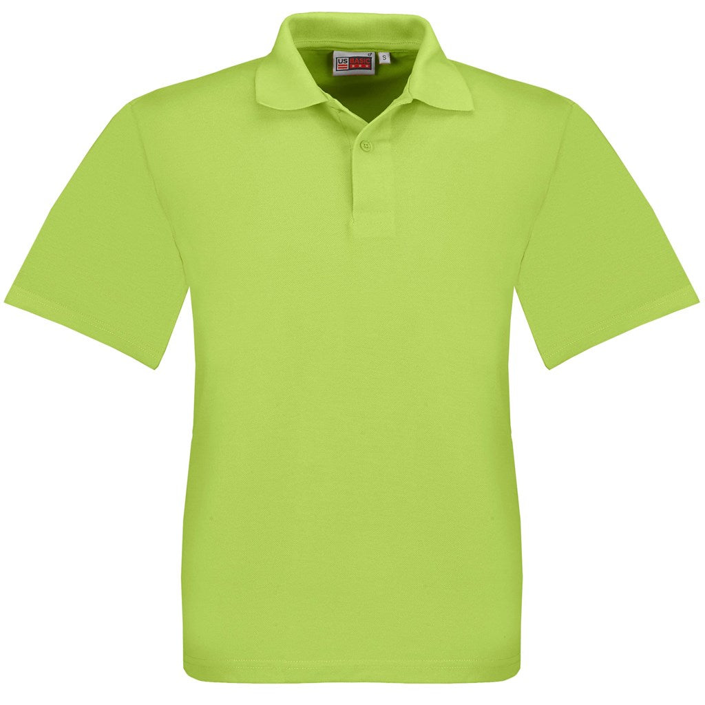 Kids Elemental Golf Shirt - Lime LIME