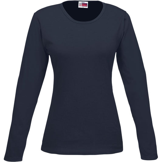 Ladies Long Sleeve Portland T-Shirt NAVY