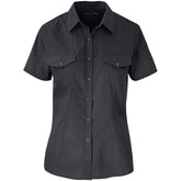 Ladies Short Sleeve Kensington Shirt GREY
