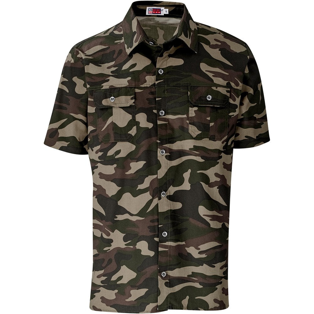 Mens Short Sleeve Wildstone Shirt - Camouflage CAMOUFLAGE