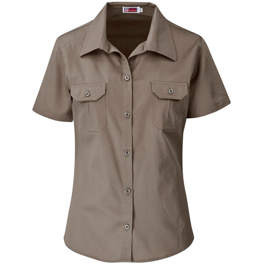 Ladies Short Sleeve Wildstone Shirt KHAKI