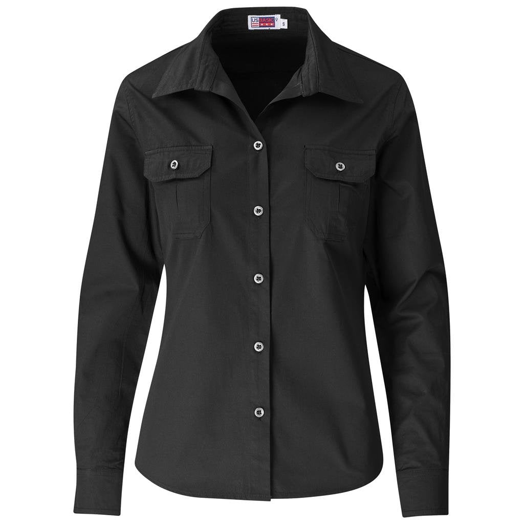 Longsleeve Bush Shirt Ladies Black