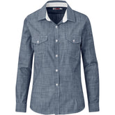 Ladies Long Sleeve Windsor Shirt - Navy NAVY