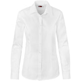 Ladies Long Sleeve Milano Shirt WHITE