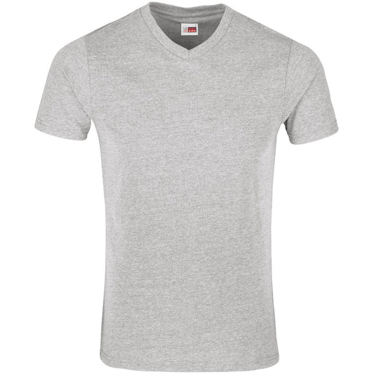 Mens Michigan Melange V-Neck T-Shirt GREY