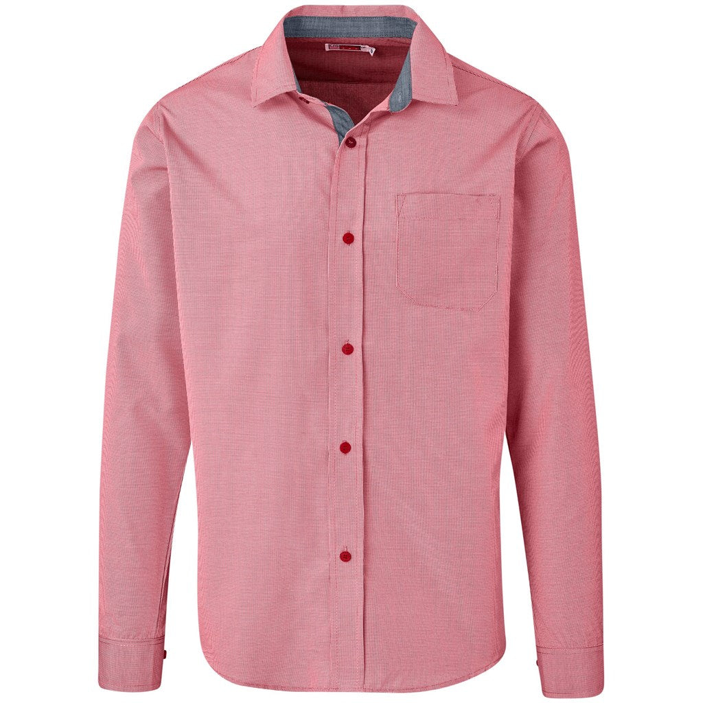Mens Long Sleeve Coventry Shirt - Red RED