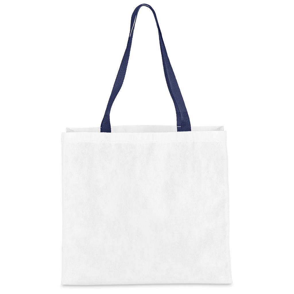 Hoppla Footloose Recycled PET Stitch-Bond Shopper NAVY