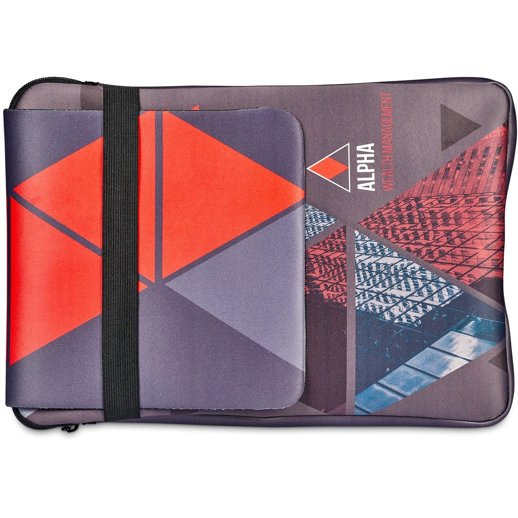 Hoppla Grotto 13 inch Neoprene Laptop Sleeve With Build-In Mouse Pad
