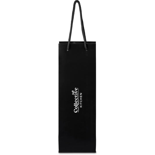 Altitude Majesty Wine Paper Gift Bag BLACK