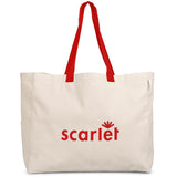 Kooshty Barbados Large Cotton Beach Bag RED