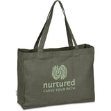 Okiyo Subarashi Recycled Canvas Tote MILITARY GREEN