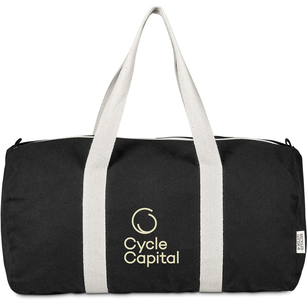 Okiyo Supotsu Recycled Canvas Sports Bag BLACK