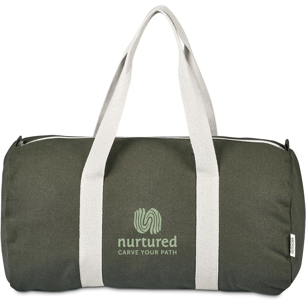 Okiyo Supotsu Recycled Canvas Sports Bag MILITARY GREEN