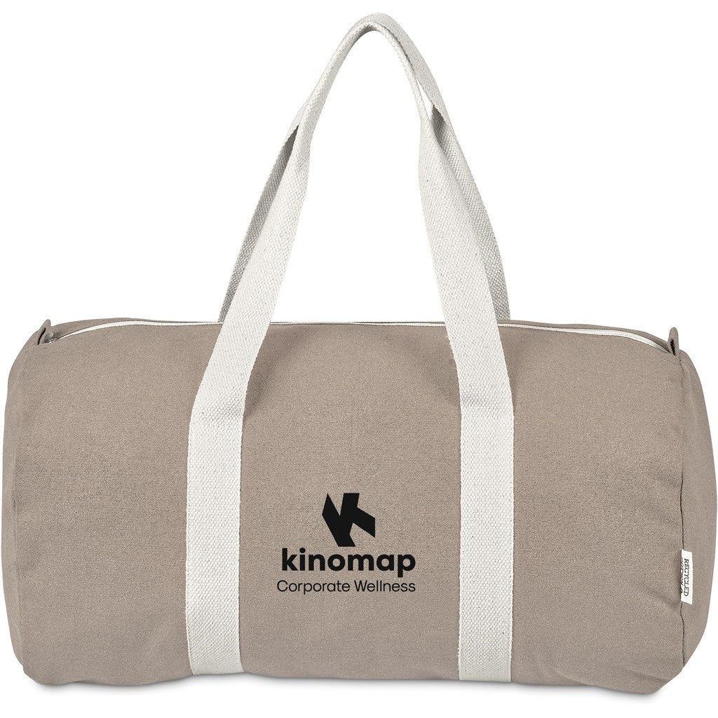 Okiyo Supotsu Recycled Canvas Sports Bag STONE