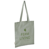 Okiyo Ito Recycled Coloured Cotton Shopper SAGE